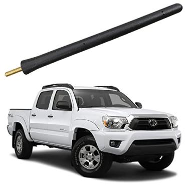 Imagem de Antena curta de 16 cm para Toyota Tacoma (1995-2015), antena Toyota Tacoma - à prova de lavagem de carro, substituição interna de mastro de antena de bobina de cobre