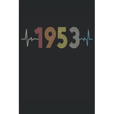 Imagem de Herzschlag Geburtstag Geboren 1953 Jahr Jahrgang Heartbeat Frequenz: RÄTSELBUCH - 100x SUDOKU MEDIUM - Lustiges Herzlinie Geburtstags Geschenk, ... Rätsel, Notiz, Buch, Gehirnjogging, Logik