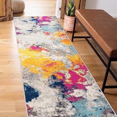 Imagem de Rugshop Sky Collection Tapete de corredor abstrato moderno 6 x 18 cm multi