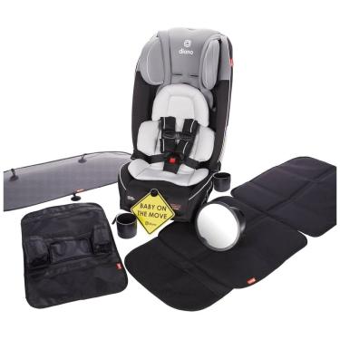 Imagem de Cadeira de Bebê para Carro 4 em 1 para 10 Anos de Uso com 6 Acessórios, Diono Radian 3RXT, Preta