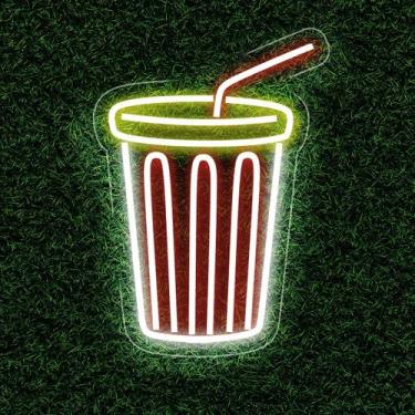 Imagem de Painel Neon Led Refrigerante Lanchonete Decoração Criativa - OntheLigh