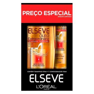 Imagem de Elseve Óleo Extraordinário Nutrição Shampoo 375ml e Condicionador 70ml
