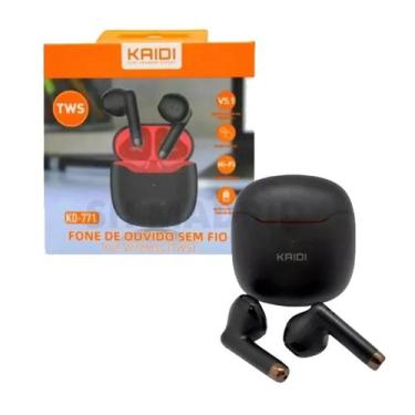 Imagem de Fone De Ouvido Sem Fio Tws Bluetooth 5.1 Kaidi Kd-771 771-Preto