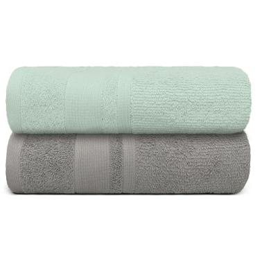 Imagem de Kit 2 Toalha Banhão Master 90x160 Gigante 100% Algodão Gramatura 550 -