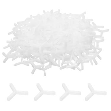 Imagem de HARFINGTON 500 peças espaçadores de azulejo 3 mm plástico rígido tipo Y instalação espaçador de cerâmica clipes de espaçamento para chão de parede