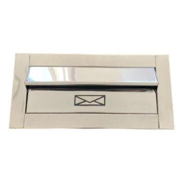 Imagem de Caixa De Correio Inox Jornal Carta Moderna G - HD INOX
