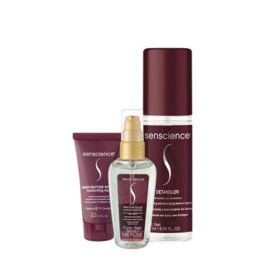 Imagem de Kit Senscience Inner Restore Intensif Máscara True Hue Óleo Detangler 
