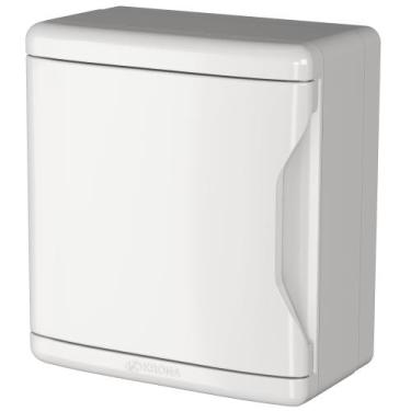 Imagem de Quadro distribuição sobrepor 4d/3n branco sem barramento krona