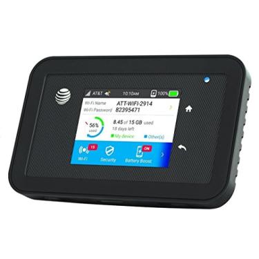 Imagem de NETGEAR Unite Explore AC815S | Hotspot WiFi móvel Cat.9 4G LTE | Velocidade de download de até 450 Mbps | Conecte até 15 dispositivos | 18 horas de uso por carga | 2 conectores de antena MIMO TS-9 |