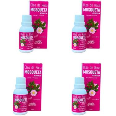 Imagem de ÓLEO DE ROSA MOSQUETA 30ml 100% PURO DEMAZON 4un