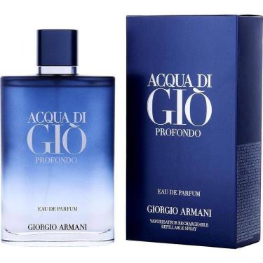 Imagem de Perfume Masculino Giorgio Armani Acqua Di Gio Profondo Edp Spray Refilável 200 Ml