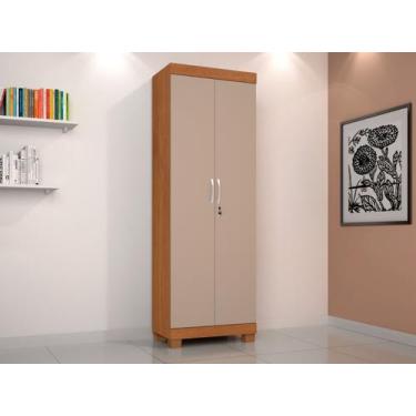 Imagem de Armário multiuso mucuri 2 portas com chave ideal para lavanderias  - J
