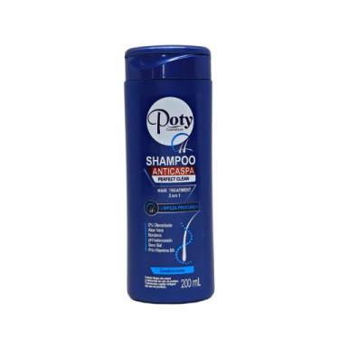 Imagem de Shampoo Anticaspa Limpeza Profunda Poty Cosméticos 200 ml