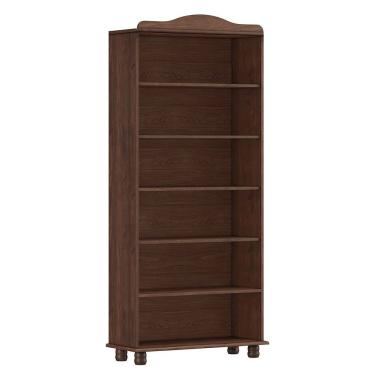 Imagem de Estante Livreiro 5 Prateleiras Rubi 8964WN Café Finestra