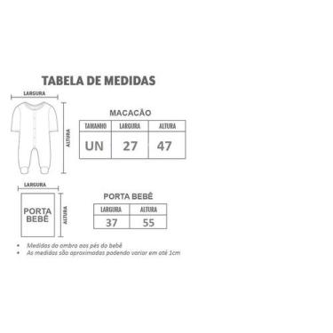 Imagem de Macacão roupa de bebê kit maternidade menino e menina meia estação e i