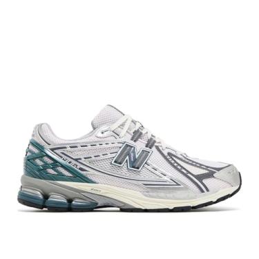 Imagem de New Balance Tênis feminino 1906, Prata metálico/Spruce novo, 42