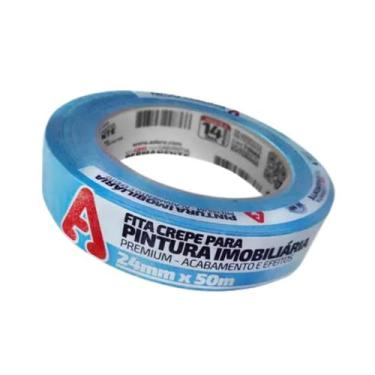 Imagem de  Fita Crepe Imobiliária Azul Neon 24 x 50 Mt - Adere