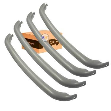 Imagem de Kit 4 Puxadores Porta Refrigerador Compativel Bosch Ksu Ksv - rfw