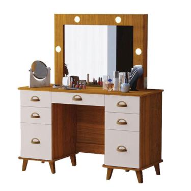 Imagem de Penteadeira Camarim New Seul Freijó Maní - Luapa