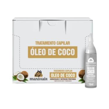 Imagem de Ampola De Vitamina Maxihair 10Ml Oleo De Coco - Kit Com 24Un