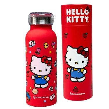 Imagem de Garrafa Térmica Inox Bubble 500ml hello kitty - zc