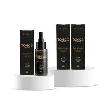 Imagem de Kit 3 Tônico Capilar Poderoso Antiqueda Crescimento do Cabelo