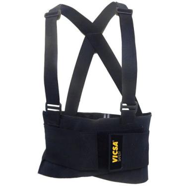 Imagem de Cinto Ergonômico Lombar Abdominal REFORÇADO TAMANHO XG - Steelpro Vics