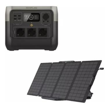 Imagem de Kit Ecoflow Gerador River 2 Pro + Painel 220w, 220V