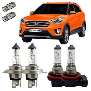 Imagem de Lâmpada Farol Alto Baixo Milha Halógena Creta 1.6 Todos T10 - Autovex 