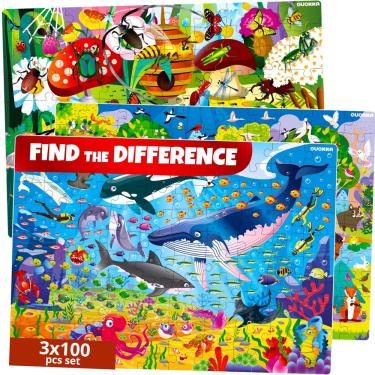 Imagem de Quebra-cabeças quokka 100 peças para crianças de 4 a 6 anos e 6 anos