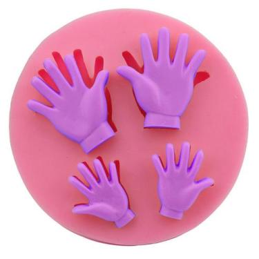 Imagem de Molde Silicone Maozinhas Maos Luvas Dedos Fondant Biscuit - LUYKE