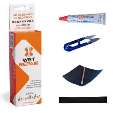 Imagem de Kit Concerto Roupa De Mergulho Pesca, Cola Neoprene Opencell - WET REP