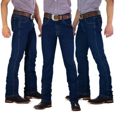 Imagem de Kit 3 calças jeans docks western masculina original fit - Dock's Weste
