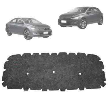 Imagem de Kit Manta Forro Capô Presilha Polo Virtus 2017 2018 2019 2020 2021 202