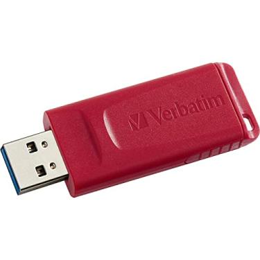 Imagem de Verbatim Pen Drive USB Store 'n' Go de 128 GB - Compatível com PC/Mac - Vermelho