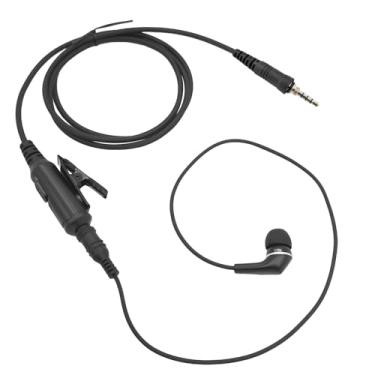 Imagem de Fone de ouvido de 3,5 mm com microfone PTT de 1 pino compatível com rádios Yaesu VX-6R VX-7R VX-170 FT-270 Standard Horizon HX210 HX400 HX750S HX870 HX890