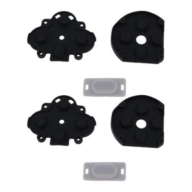 Imagem de ECSiNG 2 conjuntos de interruptor de botão de direção de borracha cola condutiva chave condutora compatível com Sony PSP 1000