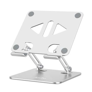 Imagem de Aoviho Suporte de tablet para mesa, suporte ajustável para tablet de mesa, suporte dobrável de alumínio para iPad Pro 11, iPad Air Mini, Samsung Galaxy Tabs Z Fold Kindle Fire de 4 a 12 polegadas,