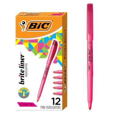 Imagem de BIC, Marca Texto, Marking, Rosa Fluorescente, 12 Unidades