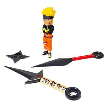 Imagem de Kit Boneco Action Figure Anime Uzumaki Naruto + ....