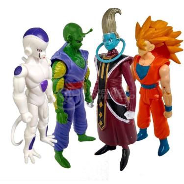 Imagem de Kit 4 Bonecos Dragon Ball Super 15Cm