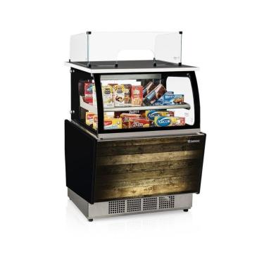 Imagem de Balcão Caixa Gelopar Vitrine Neutra 80 Cm Mgsx-080 Md