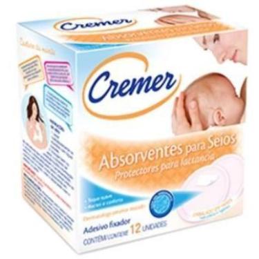 Imagem de Absorventes para seios cremer C/12 und, 12 unidades