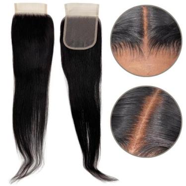 Imagem de Prótese topo capilar humano 50cm preto natural lace hd 11x11 - LIONSWI