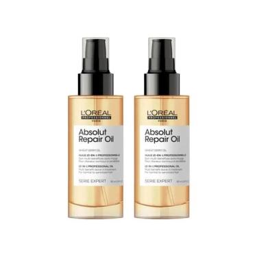Imagem de Kit Loréal Absolut Repair Oil- Leave-in Em Óleo 90 Ml (2un) - L'Oréal 
