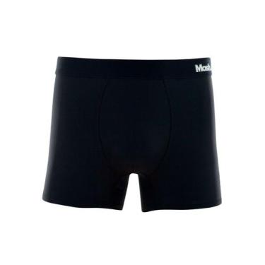 Imagem de Cueca Boxer Mash 150.20 Masculina Lisa Microfibra T. P/GG, M, Pt00, Pr