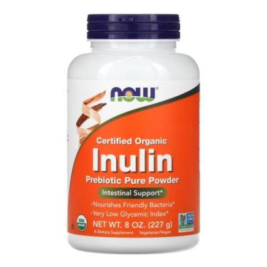 Imagem de Inulin Inulina Orgânica (227g) Now Foods