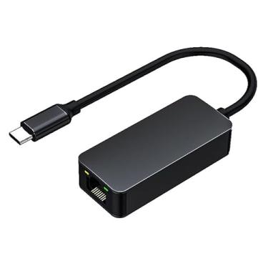 Imagem de Adaptador USB C para Ethernet de 2,5 G, USB 3.0 para 2,5 Gigabit Ethernet para USB C [compatível com Thunderbolt 3/4], adaptador LAN de rede USB C para RJ45 para laptop, MacBook, suporta Windows 7/10