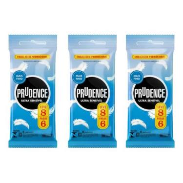 Imagem de Kit Preservativo Prudence Ultra Sensível 24 Unidades