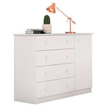 Imagem de Cômoda Infantil Helena Branco Brilho - Phoenix